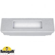 Φωτιστικό Χωνευτό Ορθογώνιο με Λάμπα LED 7.5W 850lm 230V Ρητίνης Γκρί IP55 Fumagalli Nina 190